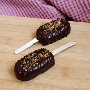 Mrkvový nanuk s mléčnou čokoládou