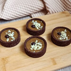 KÁVOVÁ TARTALETKA S HOŘKOU ČOKOLÁDOU