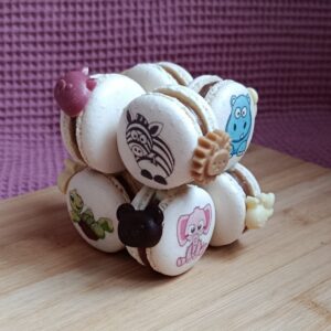 MINI MAKRONKOVÁ KOSTKA - ZVÍŘÁTKA