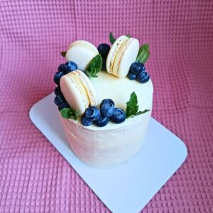 Dort - borůvka a citron (18 cm)