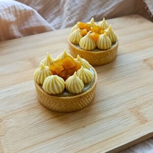 Tartaletka pistácie a mango